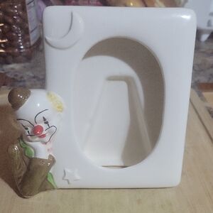 Vintage Clown Ceramic Photo Frame